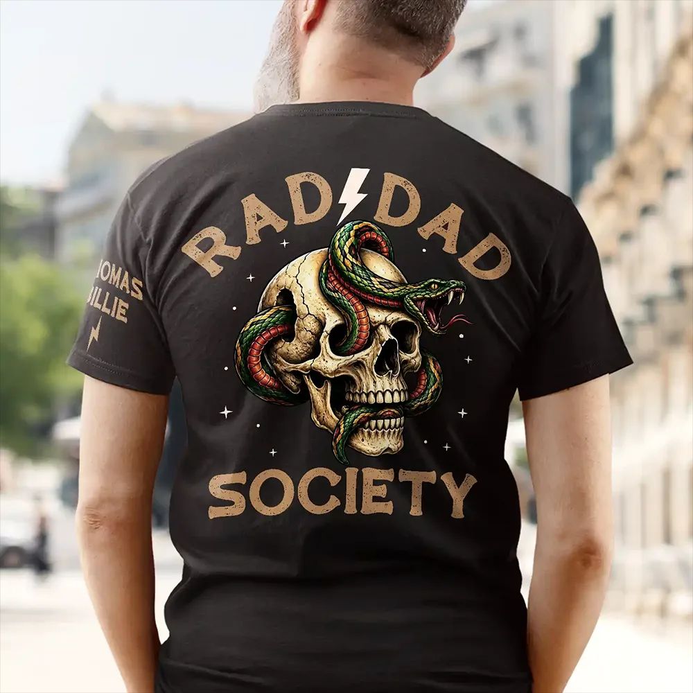 Rad Dad Society - Personalized T Shirt