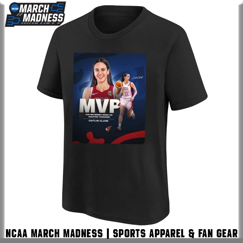 Caitlin Clark 2026 FIBA Women’s World Cup Qualifying Tournament MVP T-Shirt