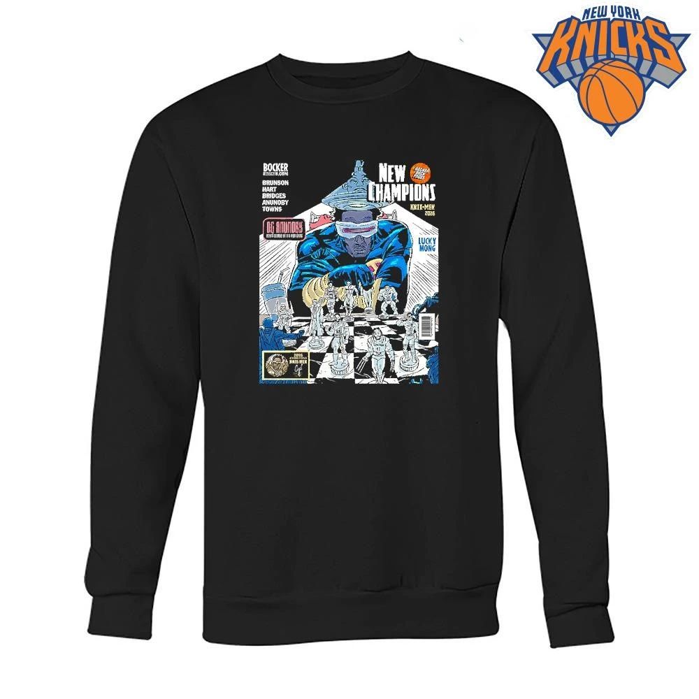 OG Anunoby New Champions Knix Men Comic Book Style Chess Player Graphic Black shirt
