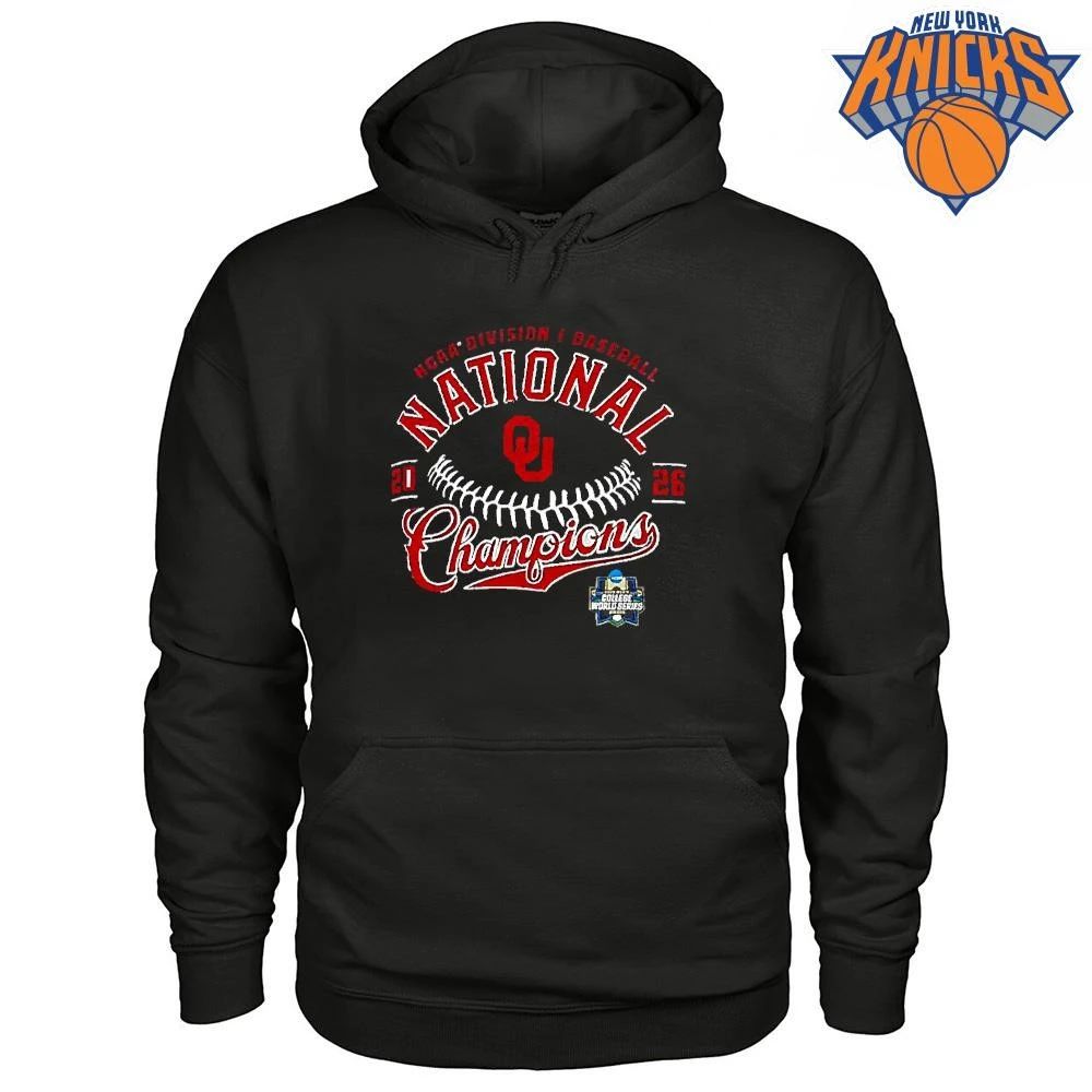 Oklahoma Sooners Baseball 2026 Ncaa Division I Baseball College World Series National Champions Shirt