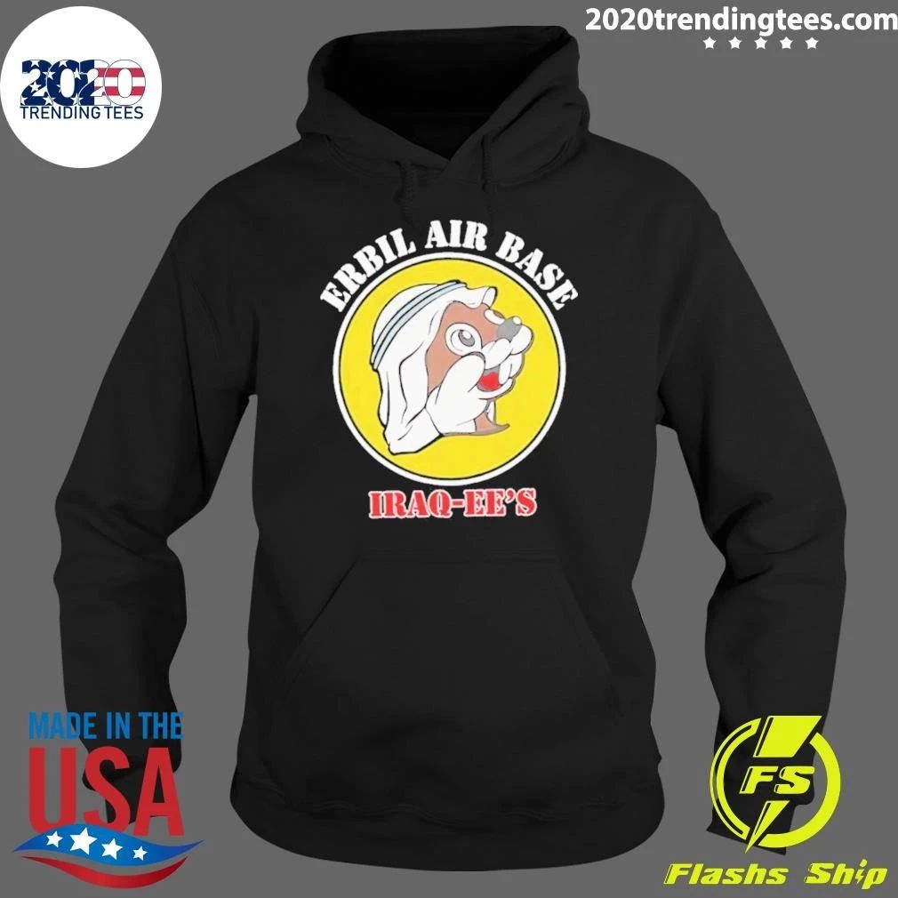 Erbil Air Base Iraq Ees Style Buc Ees Parody Logo Shirt