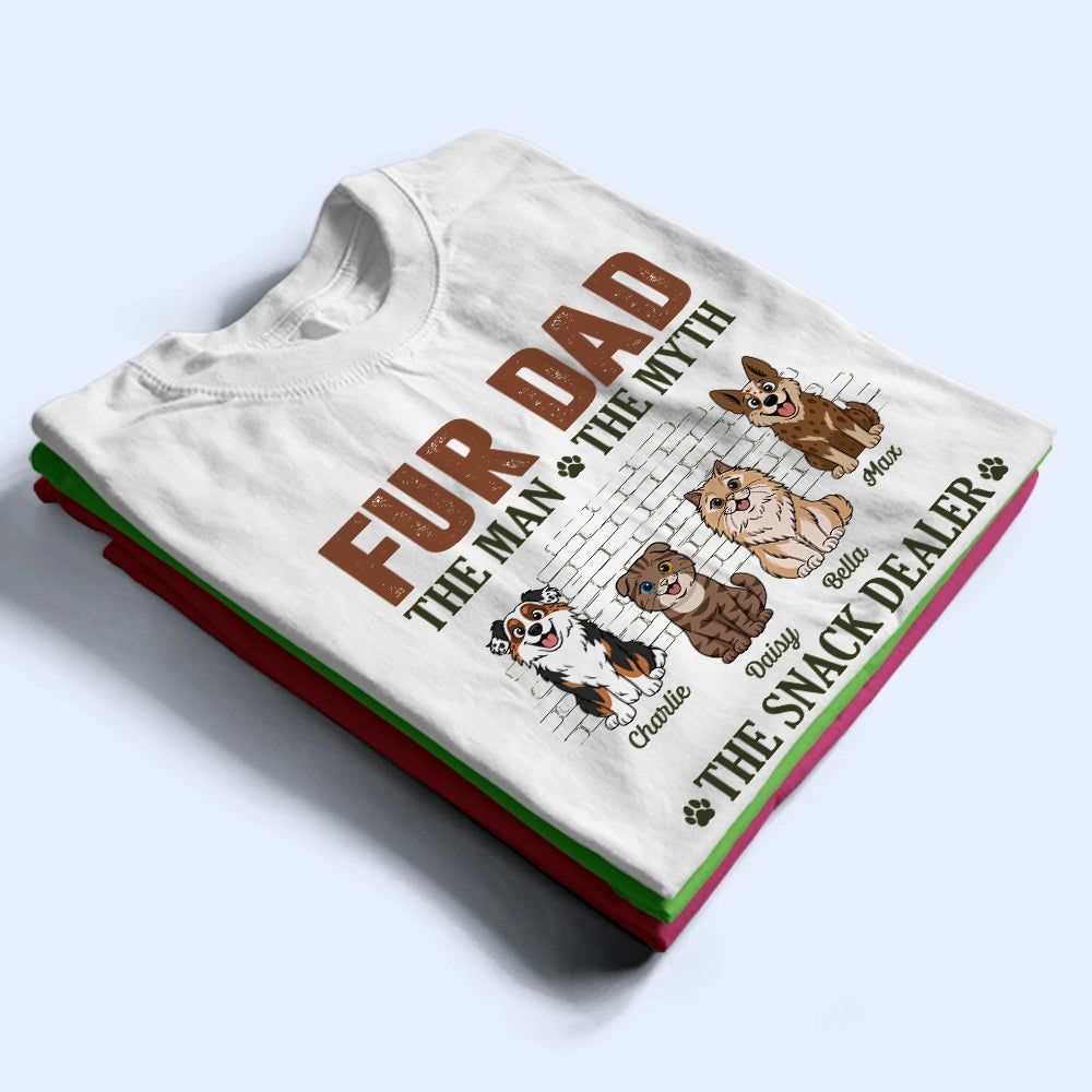 Retro Style The Man The Myth The Snack Dealer - Personalized T Shirt