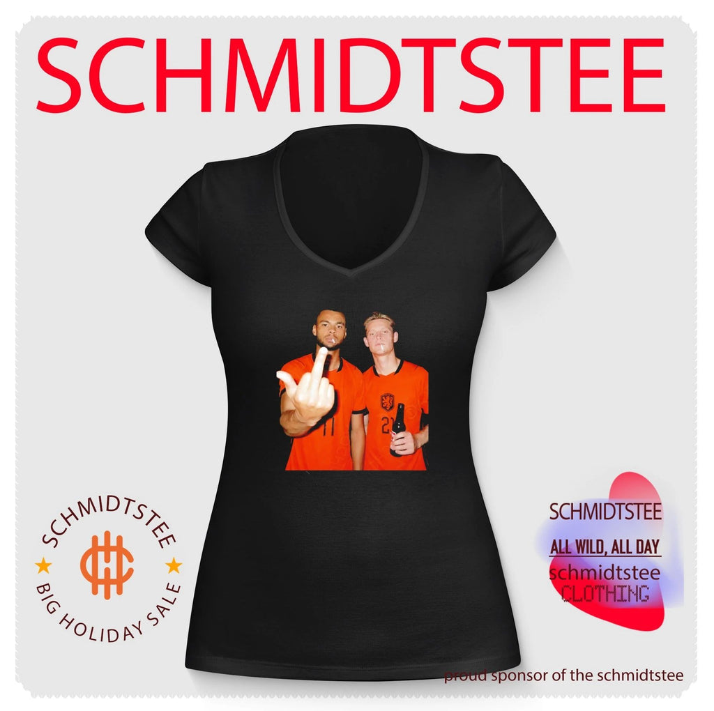 Cody Gakpo and Frenkie de Jong Netherlands National Football Team shirt