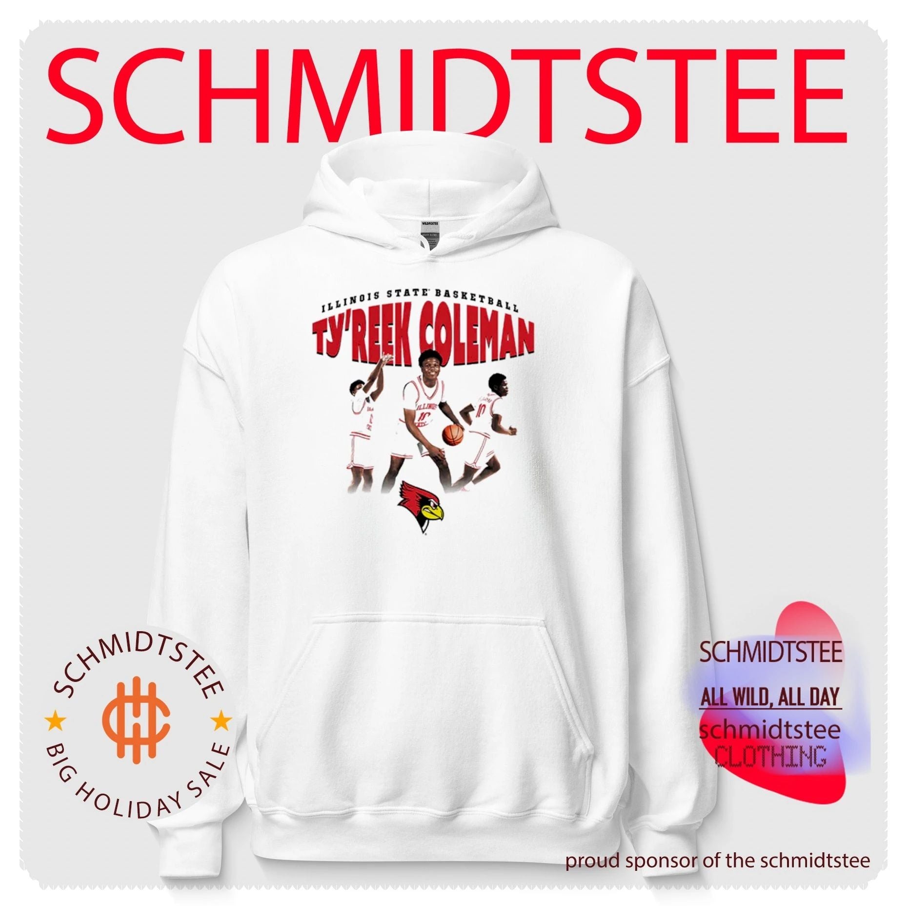 Ty’Reek Coleman Illinois State Redbirds Basketball shirt