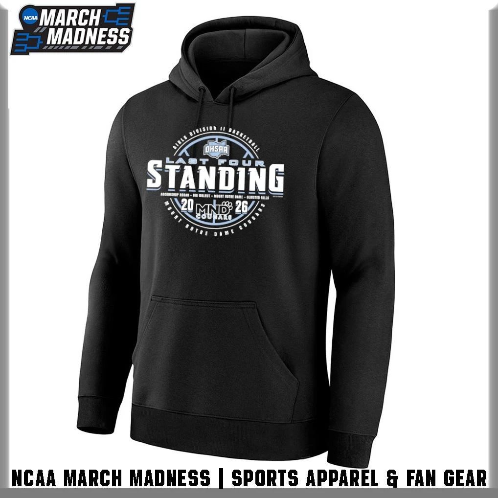 Mount Notre Dame Cougars 2026 OHSAA Girls Basketball Division 2 Last Four T-Shirt