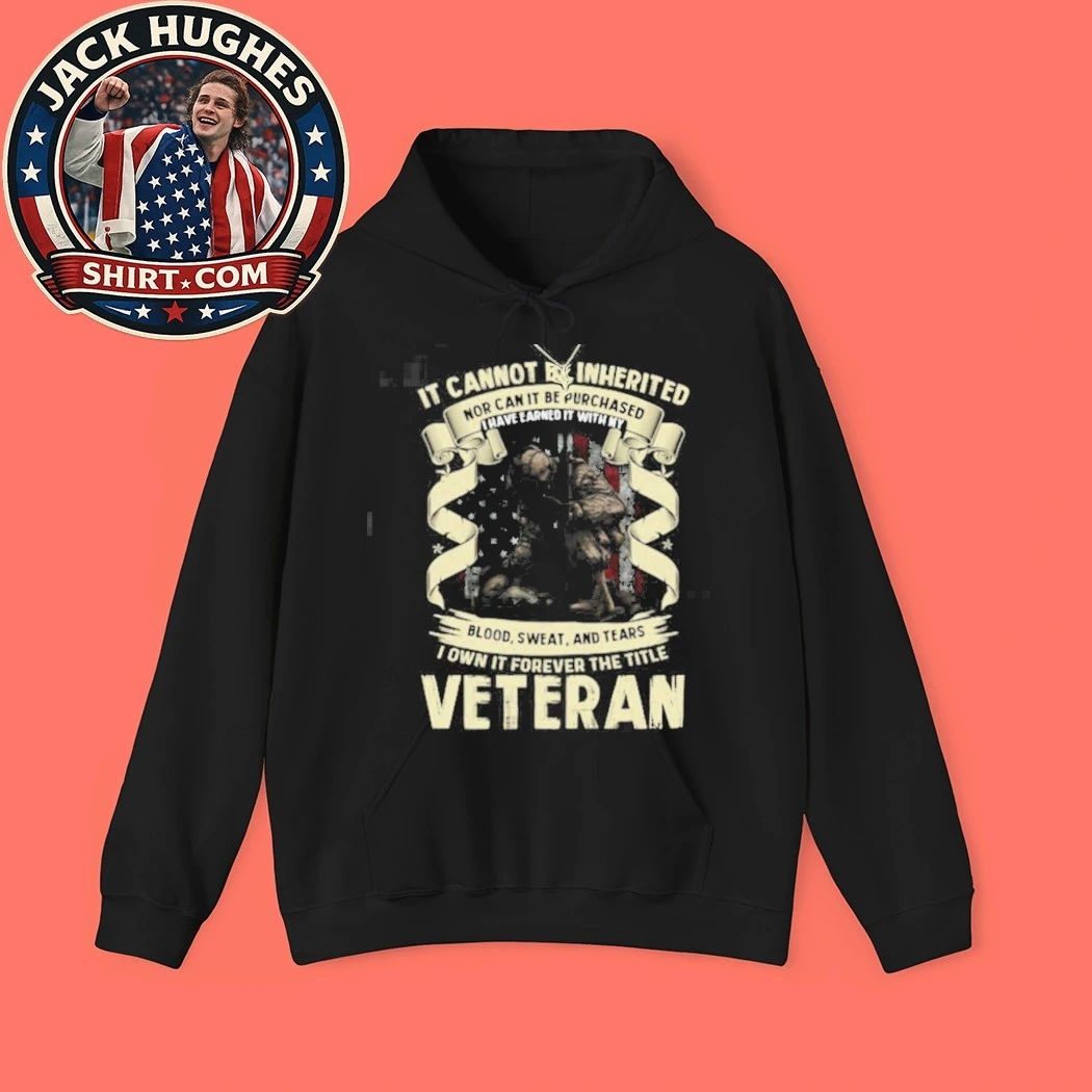 I Earned The Title Veteran Blood Sweat And Tears Kneeling Soldier Shirt