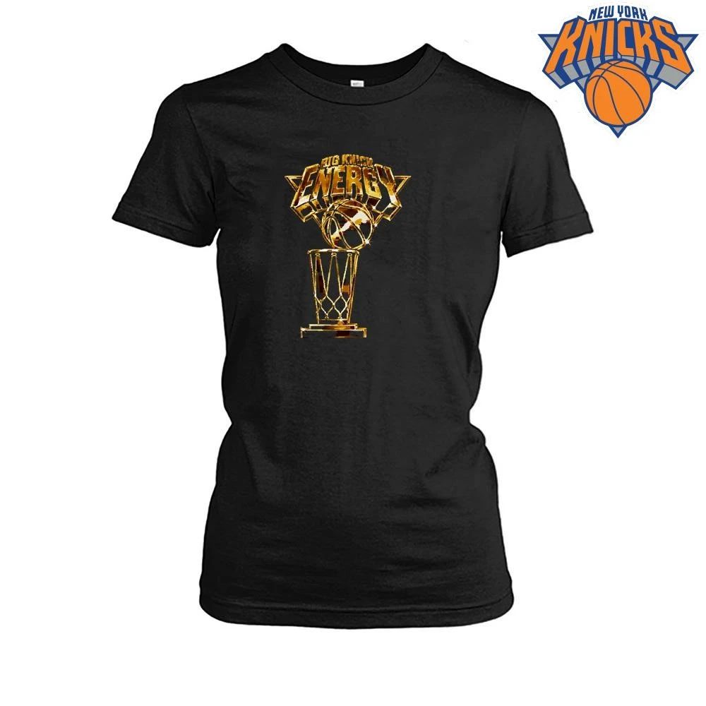 Gold Big Knick Energy Trophy Basketball Championship Shirt