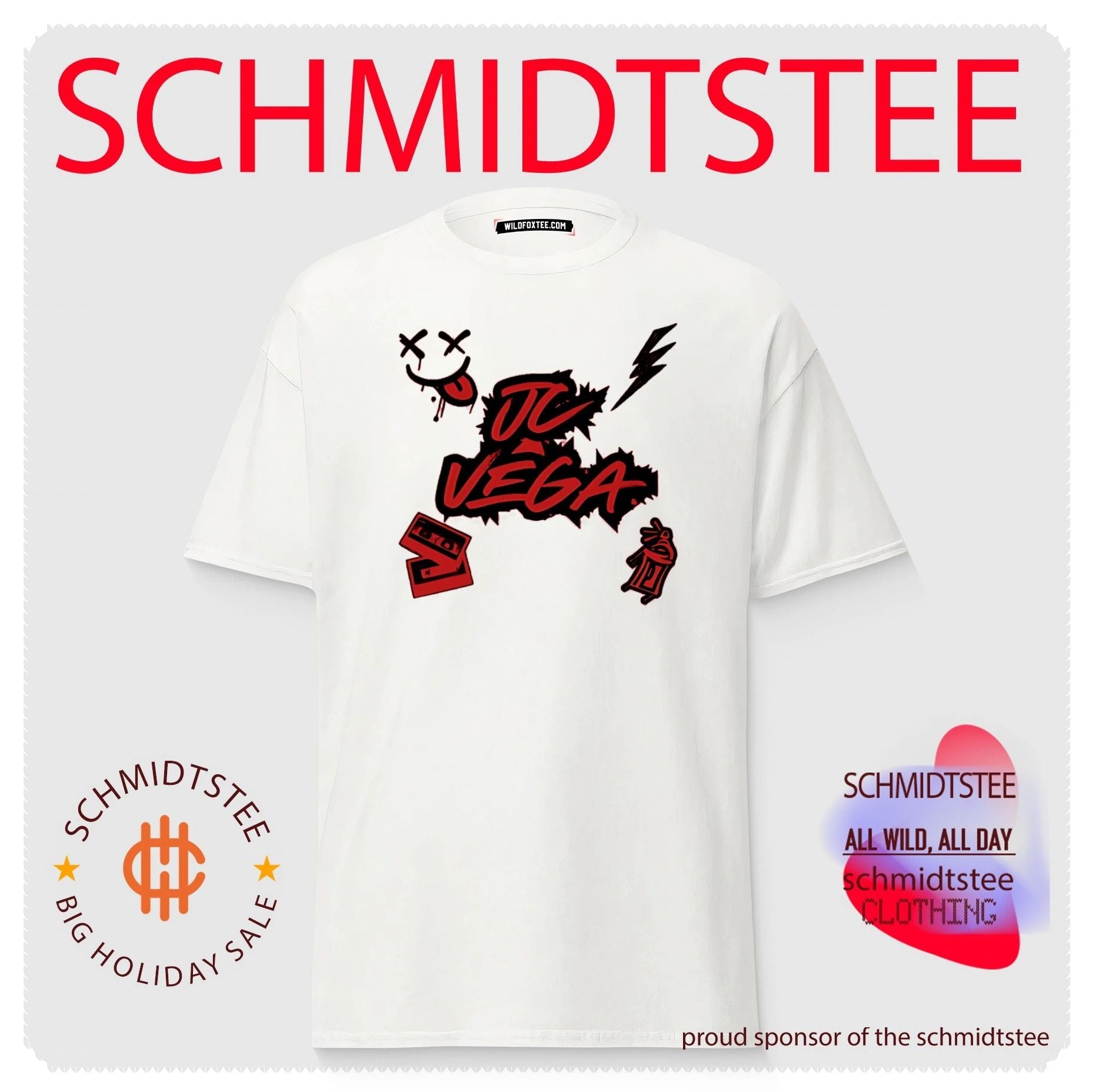 Jc Vega graffiti style shirt