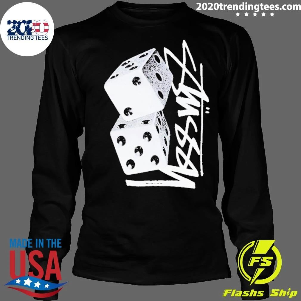 Pla Skateboarding Stussy Metal Dice Shirt