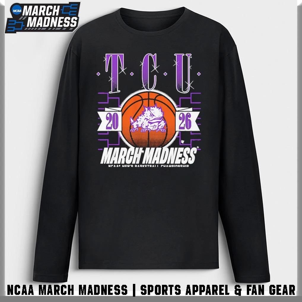 TCU Horned Frogs Men’s Basketball 2026 NCAA Division I Championship March Madness Bound T-Shirt