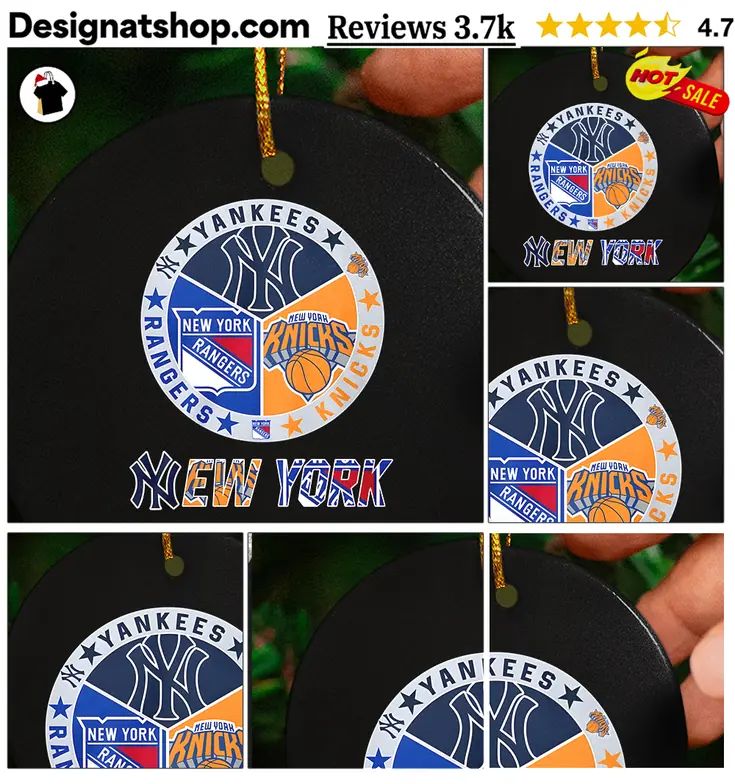 Yankees Rangers Knicks New York sports team logo shirt