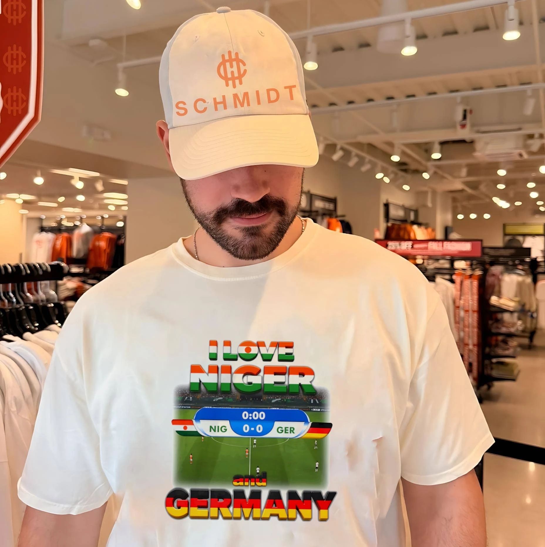 I Love Niger and Germany World Cup 2026 shirt