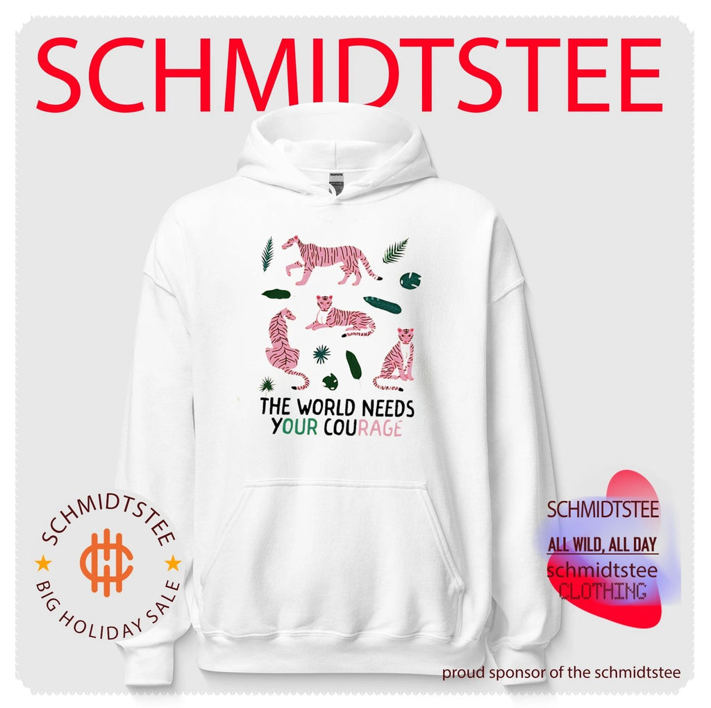 The World Needs Your Courage with Pink Tigers shirt