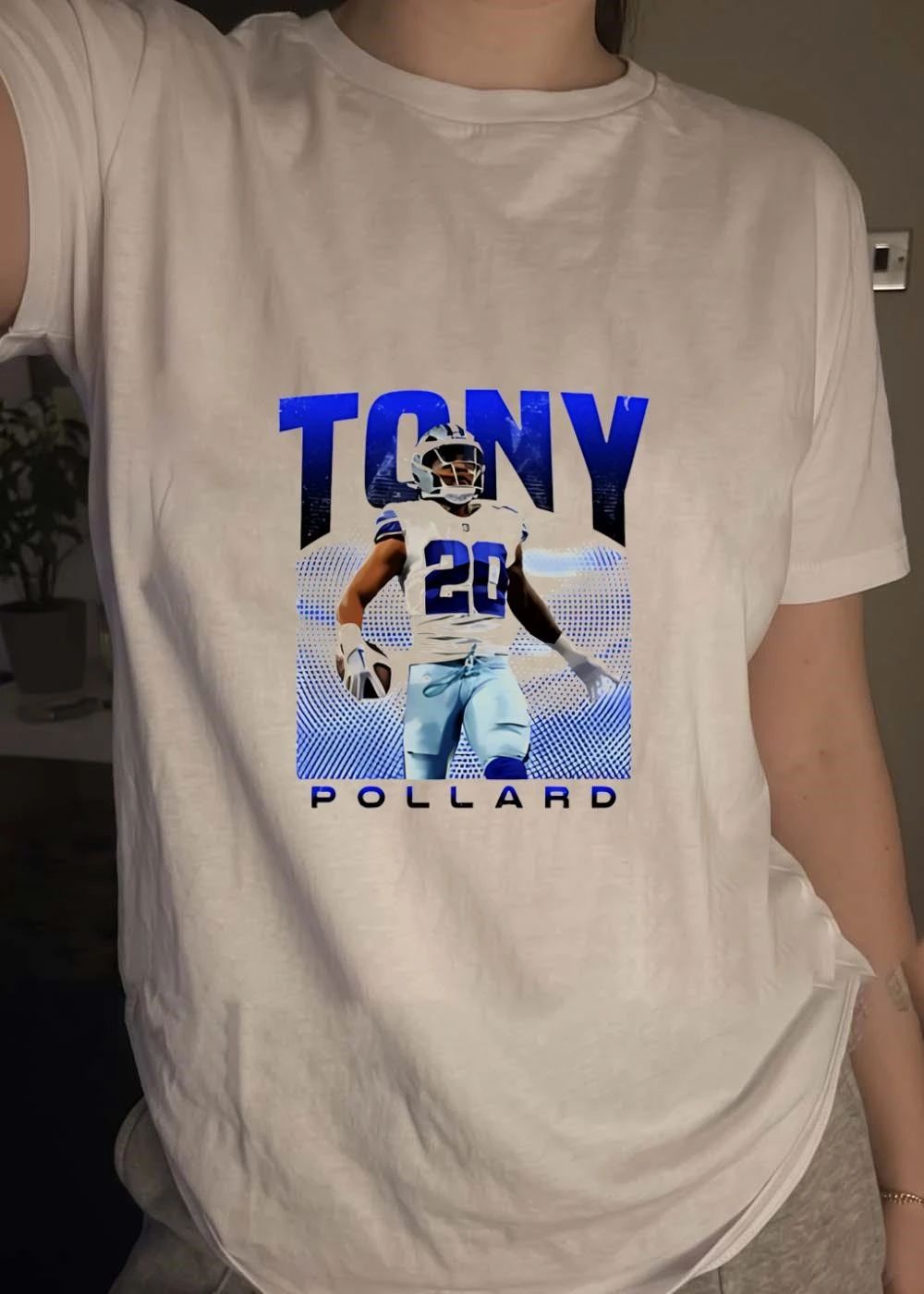 Football Player Tony Pollard Dallas Cowboys Shirt