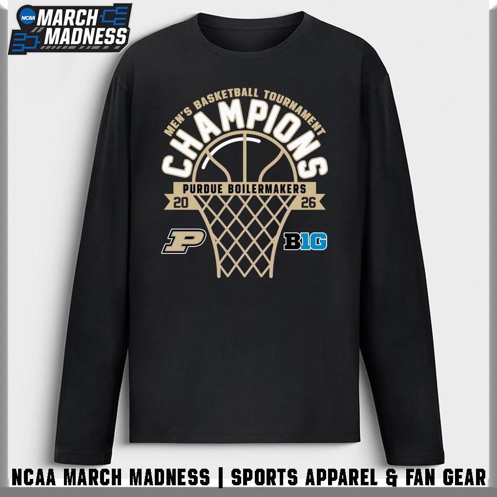 Purdue Boilermakers Men’s Basketball 2026 Big Ten Tournament Champions T-Shirt