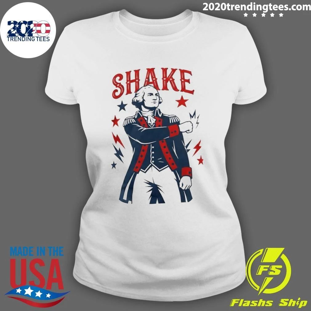 George Washington Shake American 250th 4th Of July Shirt