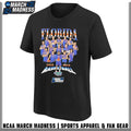 Florida Gators Men’s Basketball Teams 2025-2026 NCAA March Madness T-Shirt