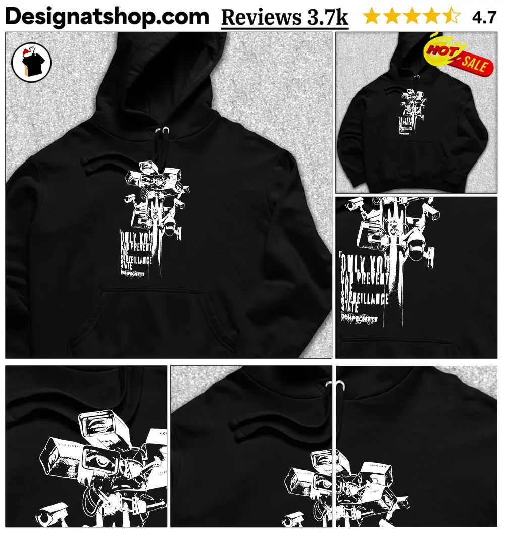 CCTV security camera dystopianonly you can prevent the surveillance state flock camera shirt