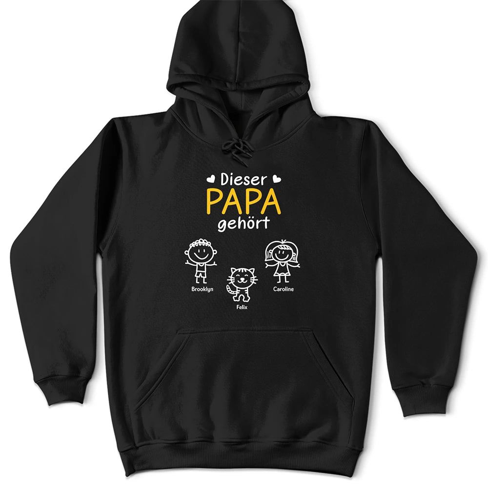 Dieser Großvater Diese Großmutter Dieser Vater Diese Mutter Gehört - Personalisiertes T Shirt