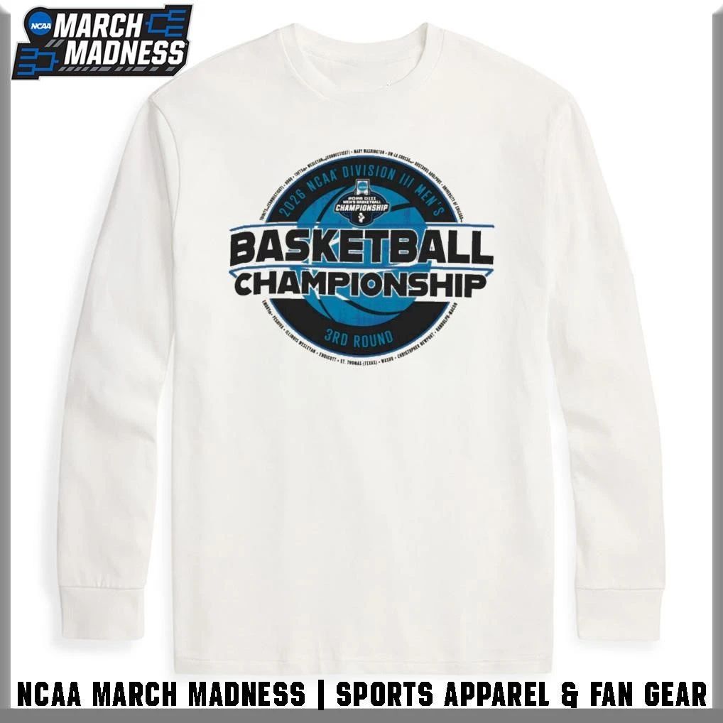 All Team 2026 NCAA Division III Men’s Basketball 3rd Round T-Shirt
