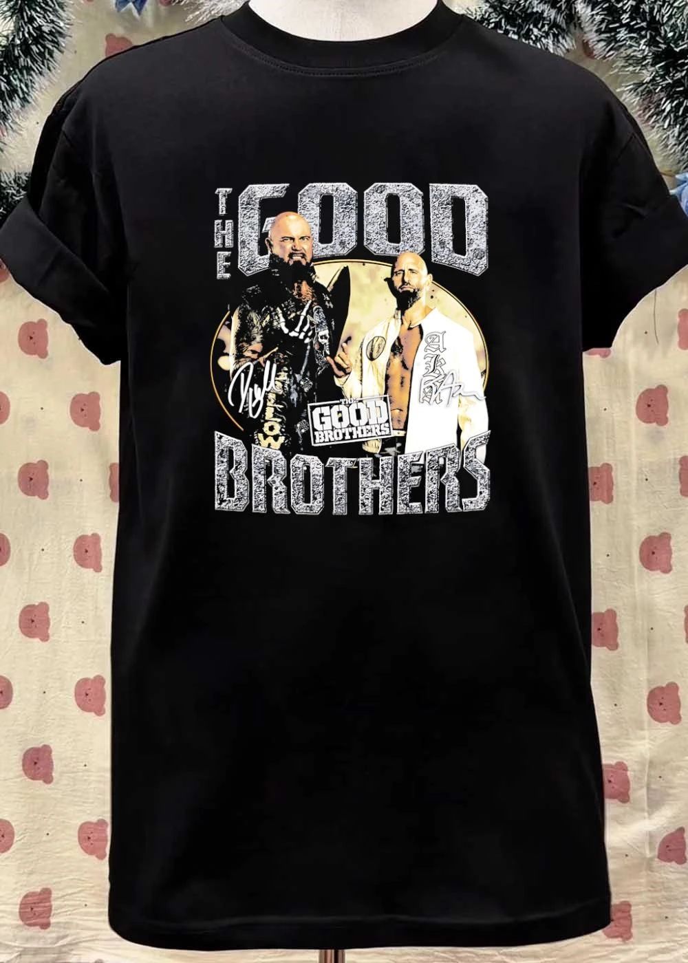 Doc Gallows and Karl Anderson Signed The Good Brothers T-Shirt