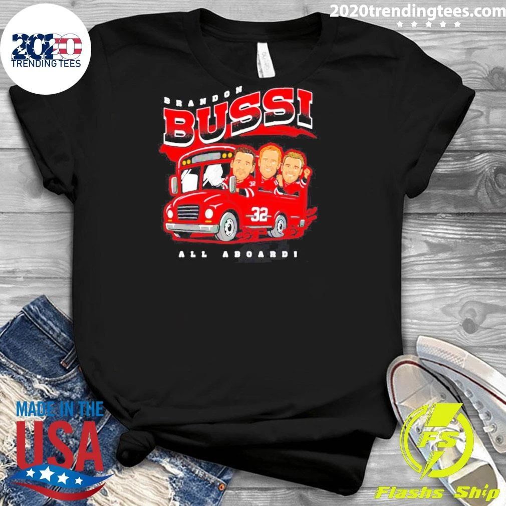 Brandon Bussi Carolina 2026 Champions All Aboard Caricature Shirt