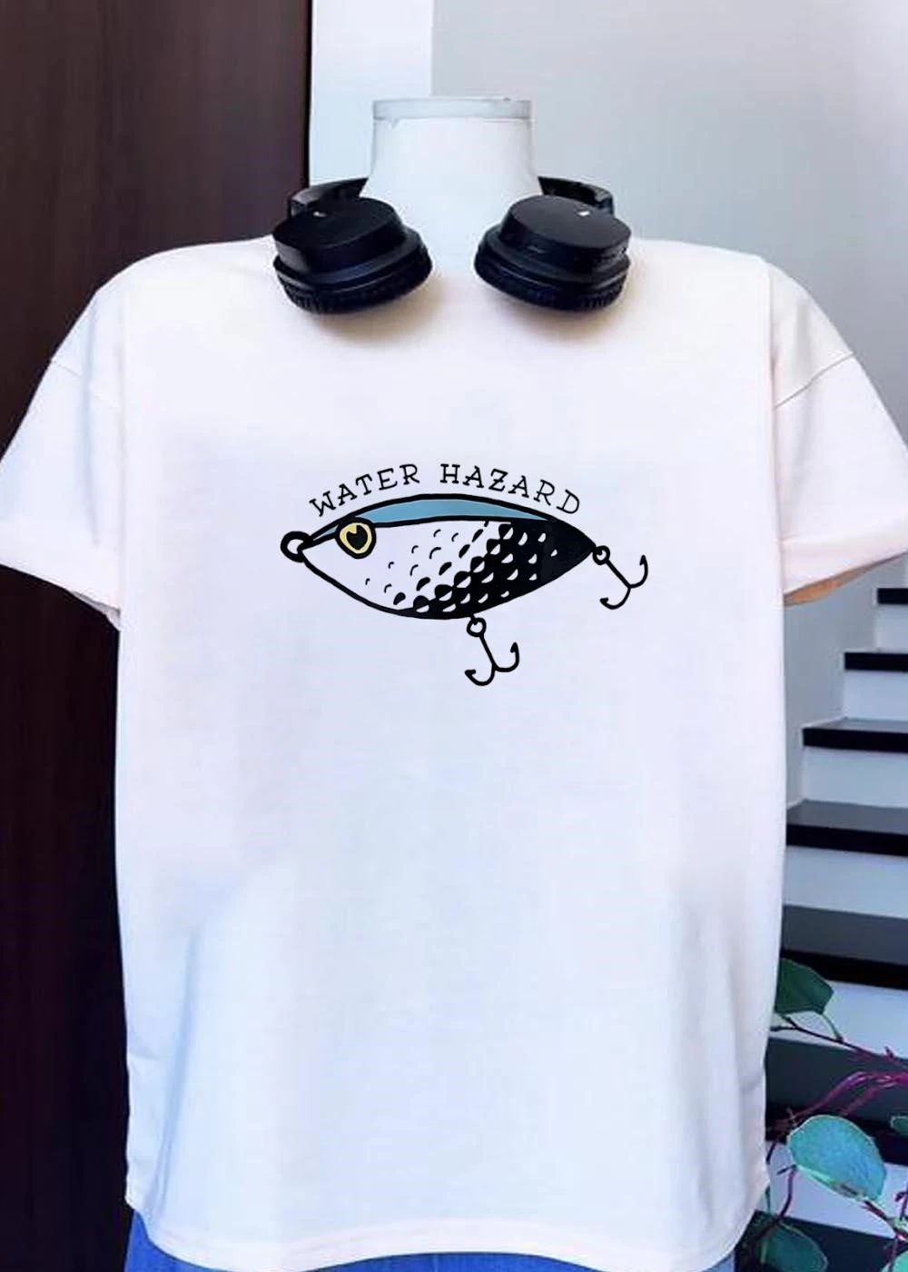 Fishing Gear Water Hazard Fish Lure T-Shirt