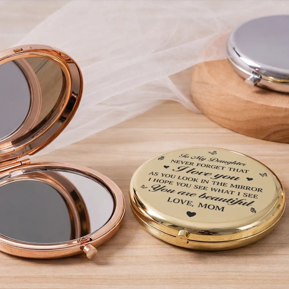 To My Love Never Forget That I Love You - Personalized Compact Mirror