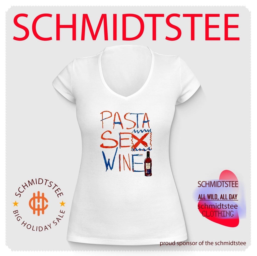 Pasta Sex Wine Aesthetic Trendy Slogan Shirt