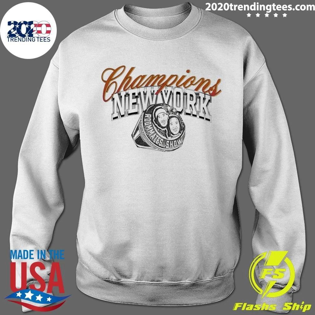 Jalen Brunson And Josh Hart Diamond Ring Roommates Show Knicks Champions Shirt