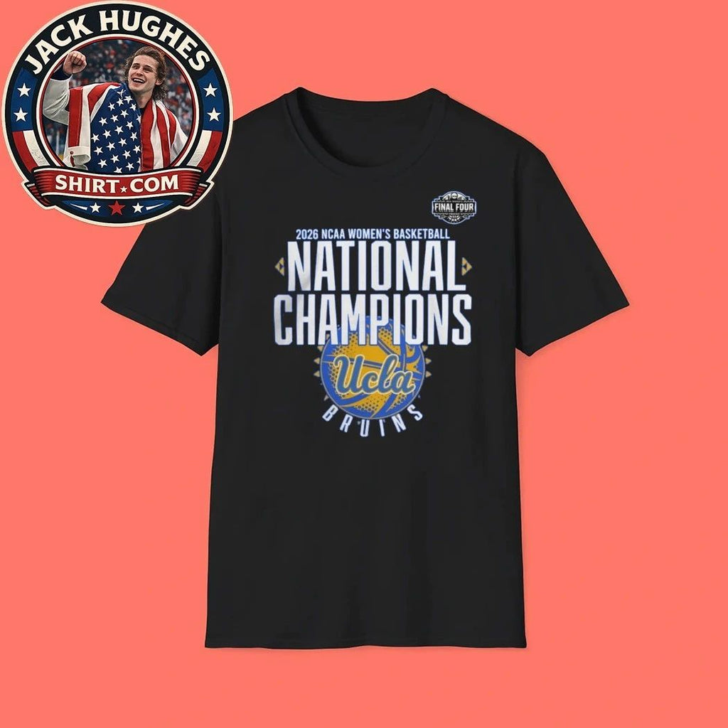 UCLA Bruins 2026 NCAA Women’s Basketball National Champions Locker Room Graphic T-Shirt