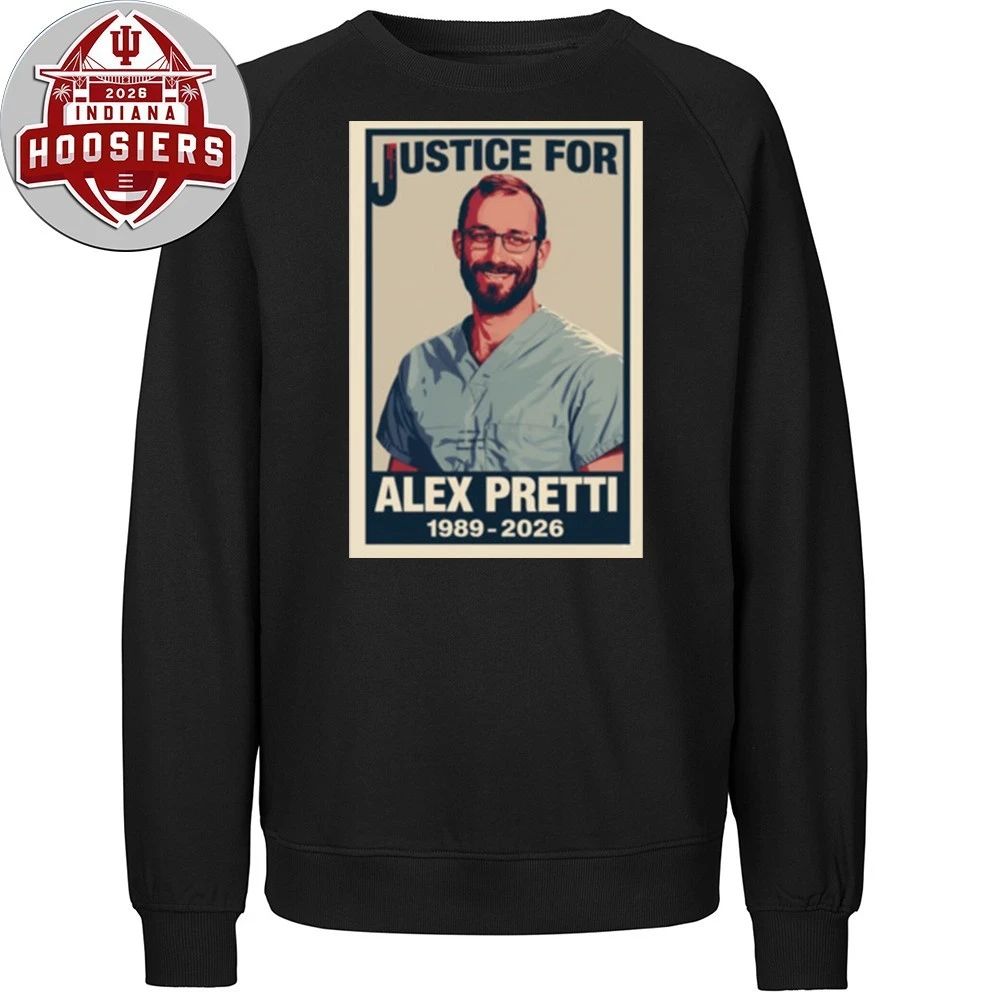 Justice for Alex Pretti 1989-2026 Minnoseta Anti ICE Protest Hoodie T-Shirt