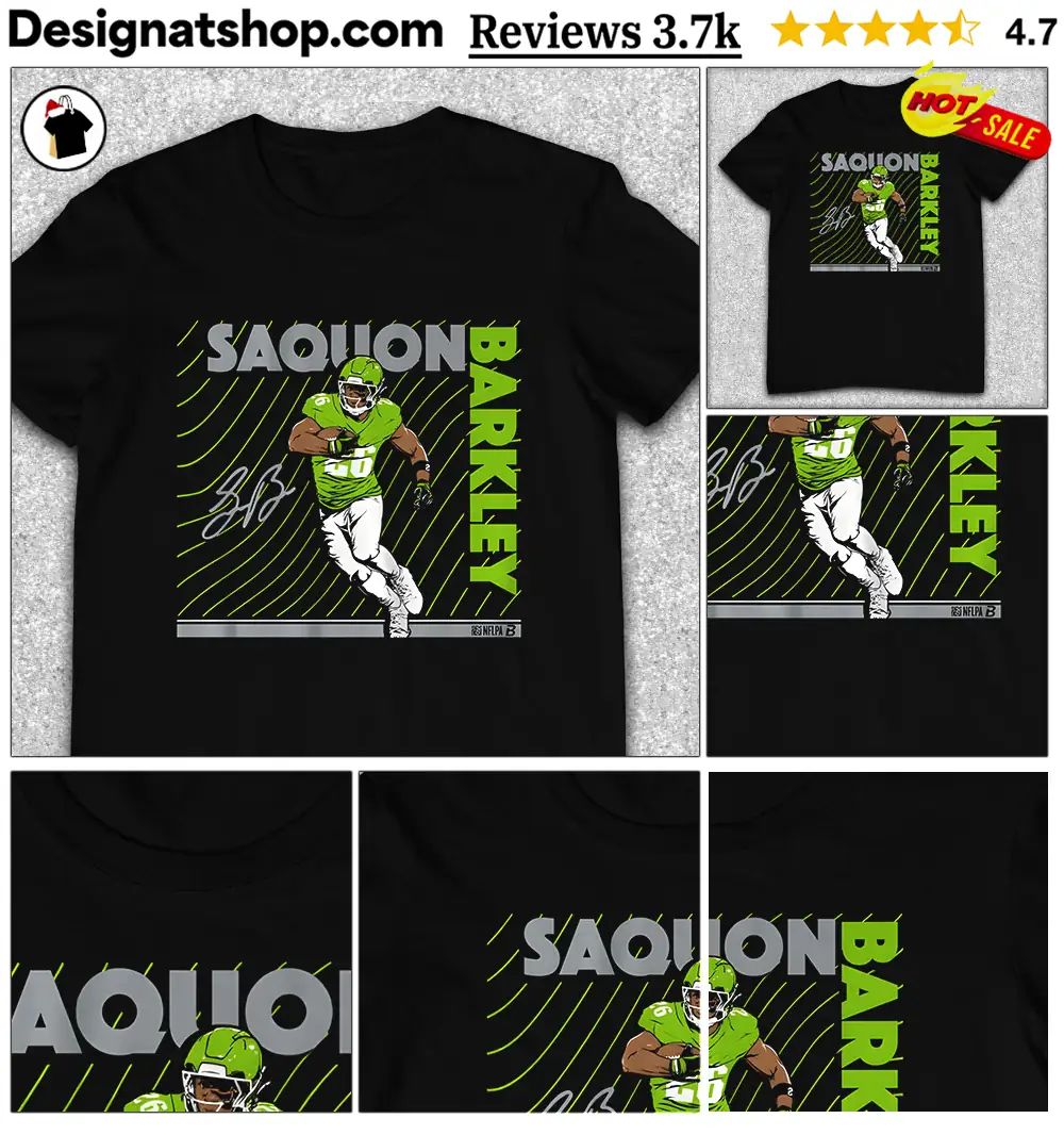 Saquon Barkley Neon Nights Philadelphia signature shirt