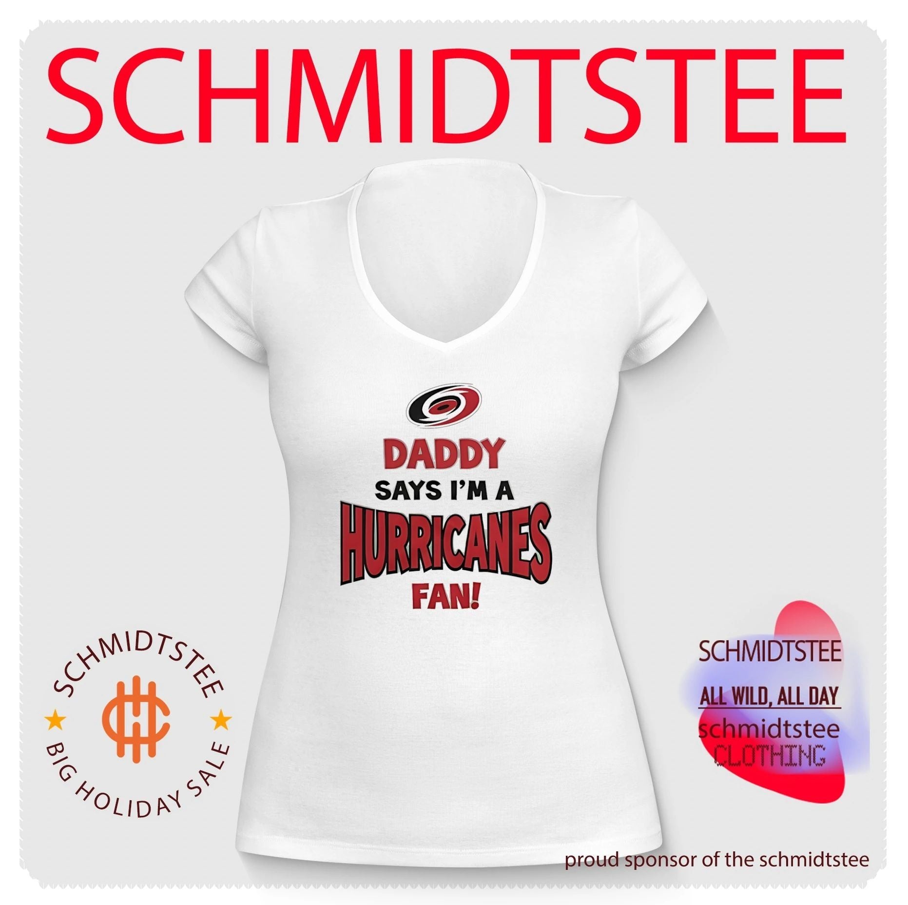 Daddy says I’m a Carolina Hurricanes fan shirt
