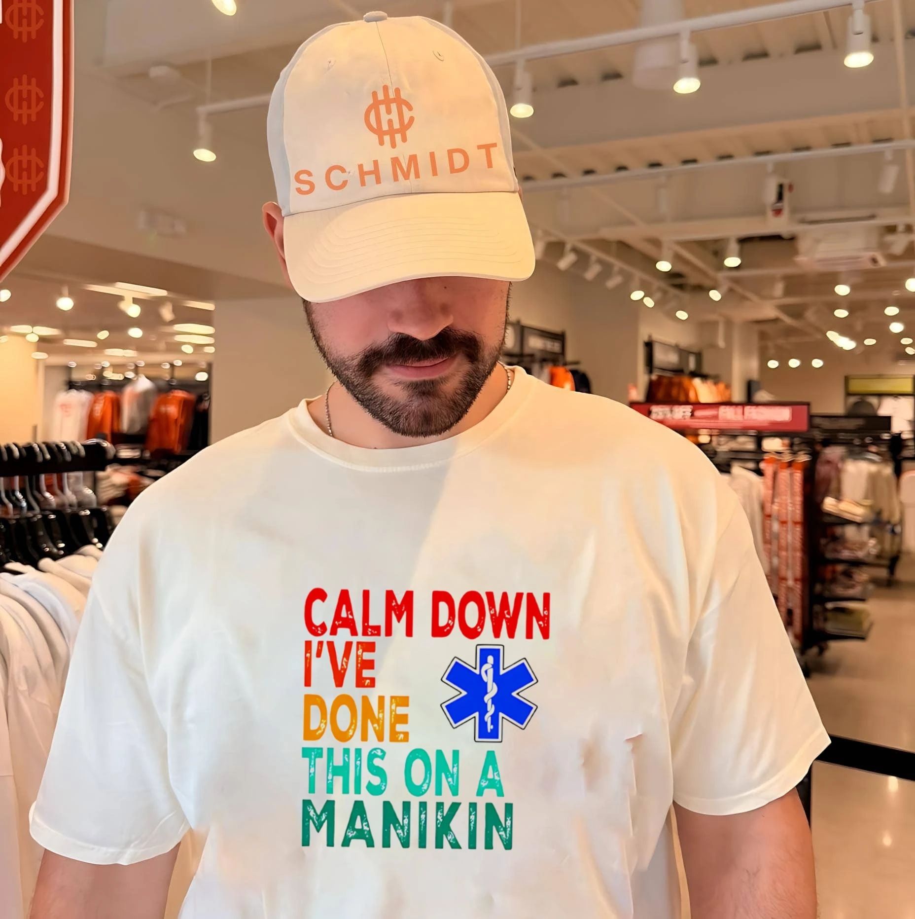 Calm Down I’ve Done This on a Manikin EMT shirt