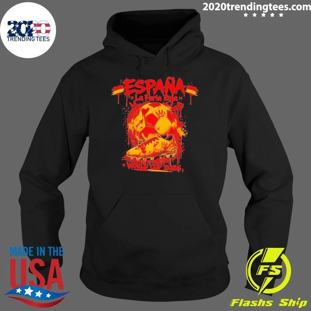 Espana La Furia Roja Spain Soccer World Cup 2026 Shirt