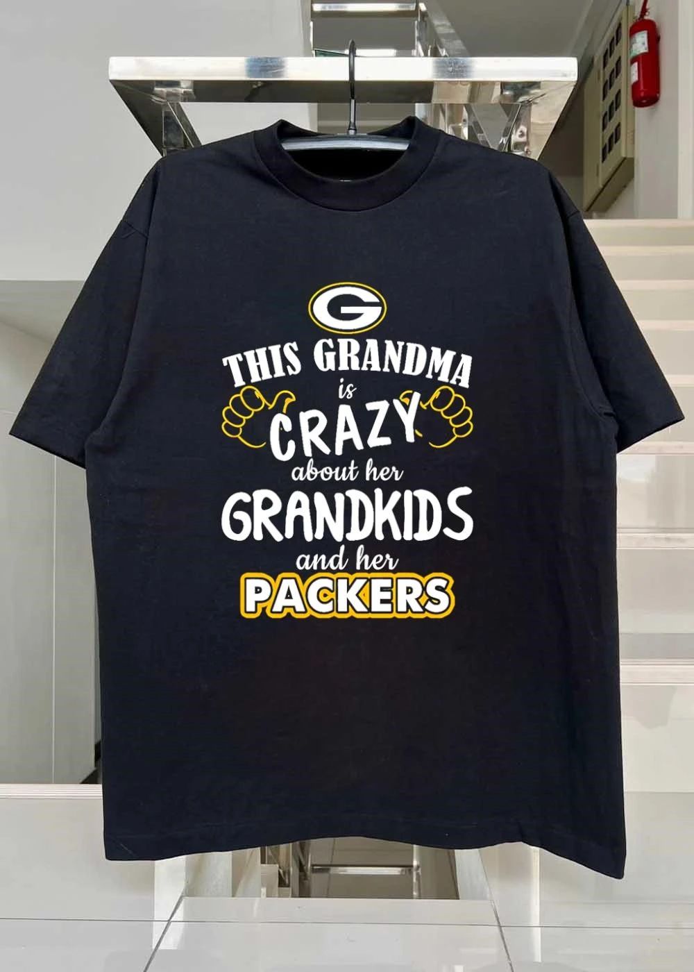 Green Bay Packers This Grandma Is Crazy About Her Grandkids shirt