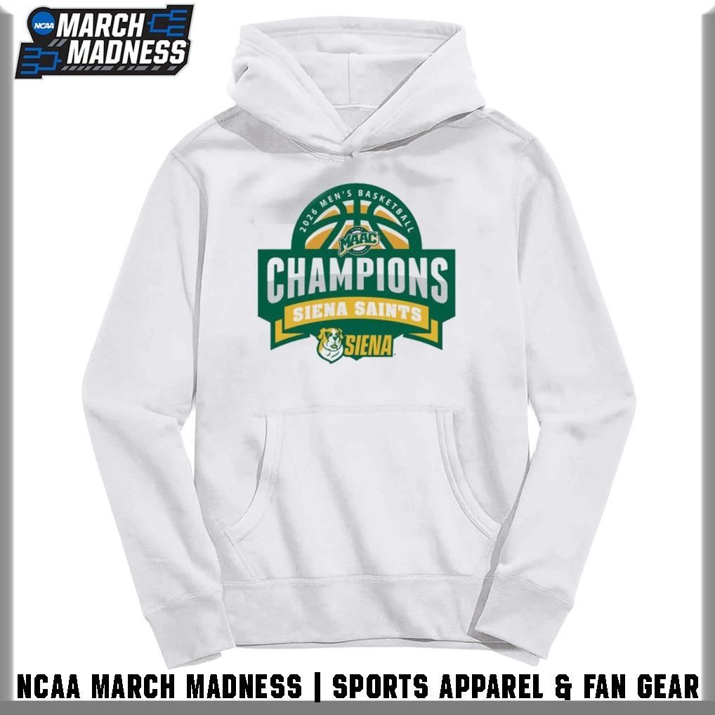 Siena University 2026 MAAC Men’s Basketball Champions T-Shirt