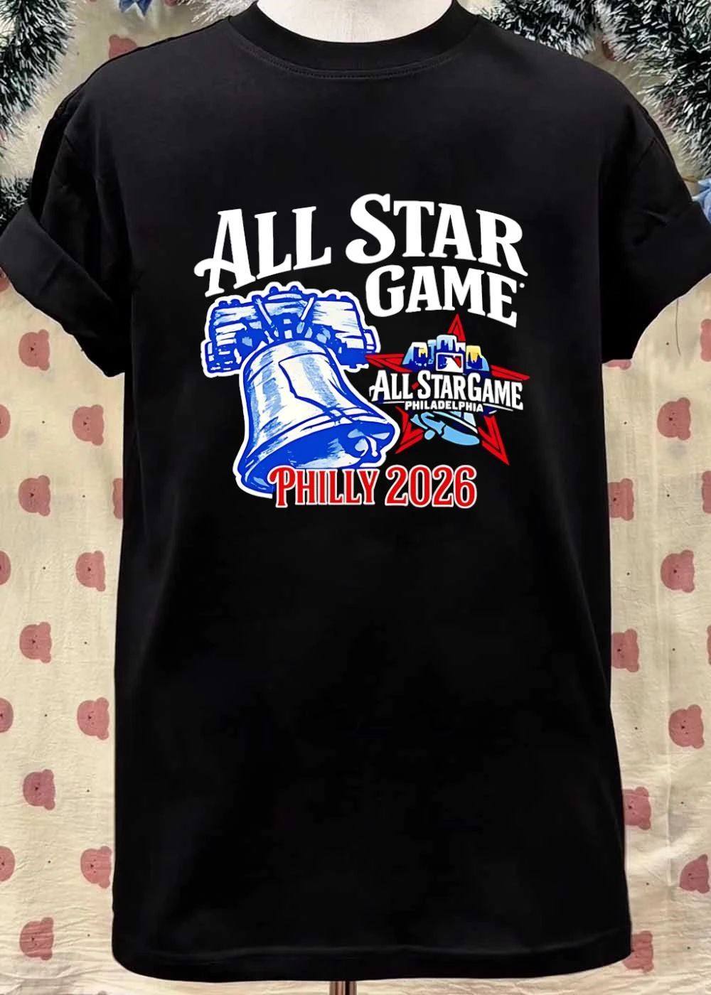 MLB All Star Game Philly 2026 Liberty Bell Baseball T-Shirt