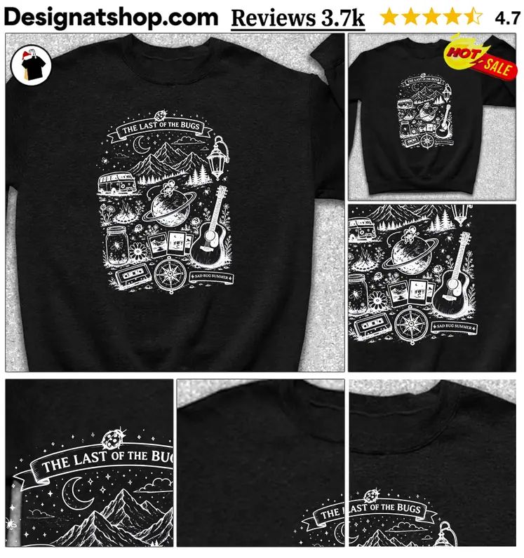 The Last Of The Bugs The Great Divide NK Vintage Concert Sad Bug Summer shirt