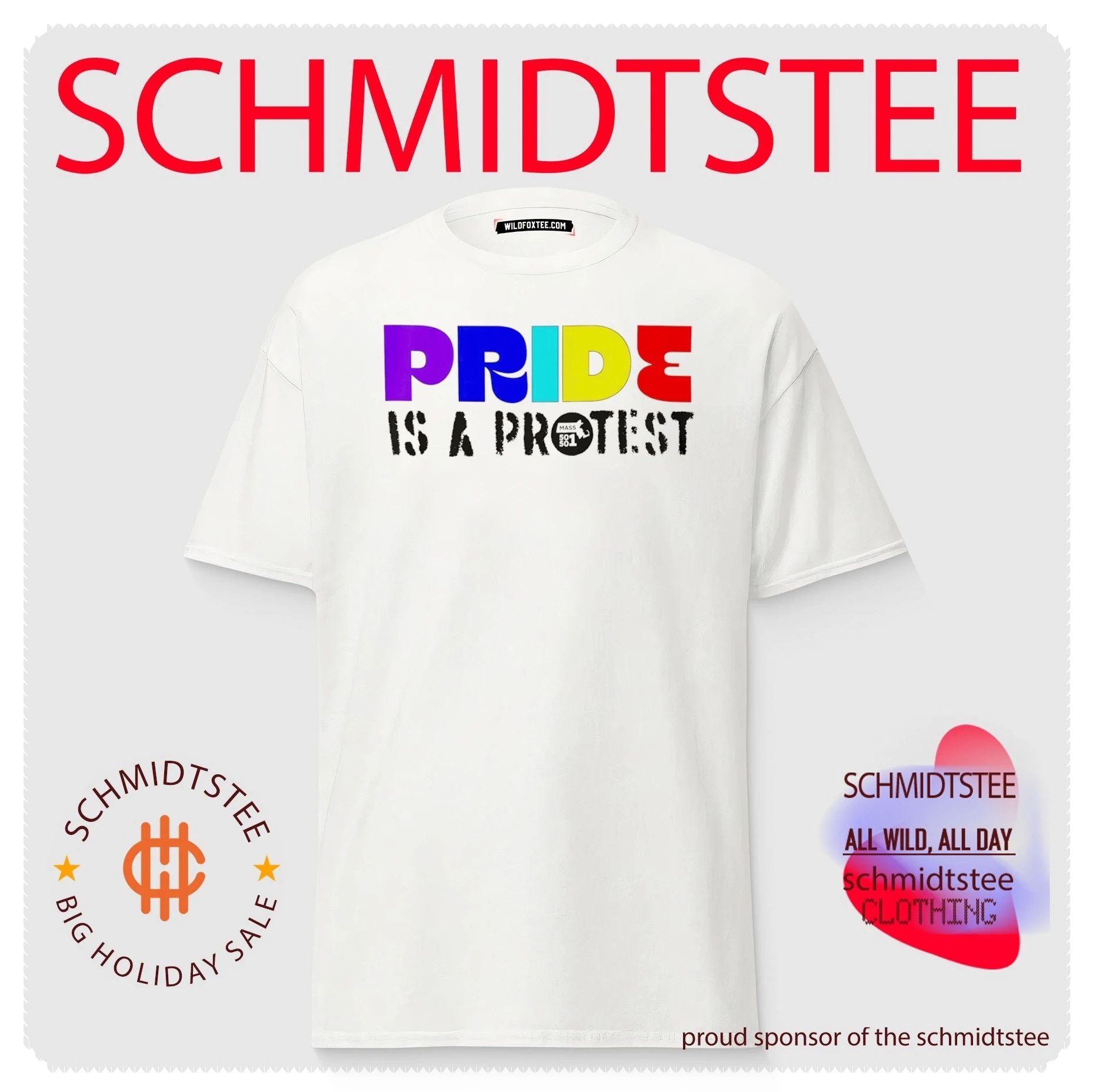 Pride Is a Protest Mass 50501 LGBTQ Rights shirt