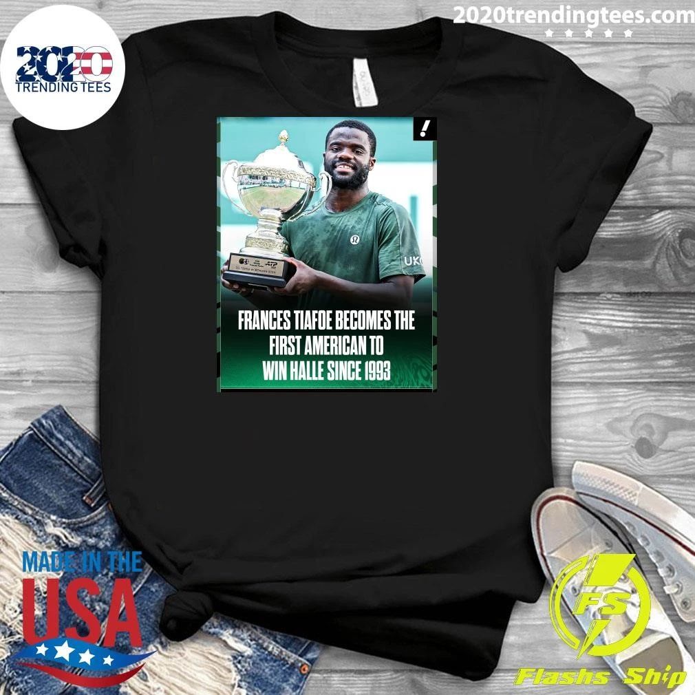 Frances Tiafoe Becomes The First American To Win Halle Since 1993 Shirt