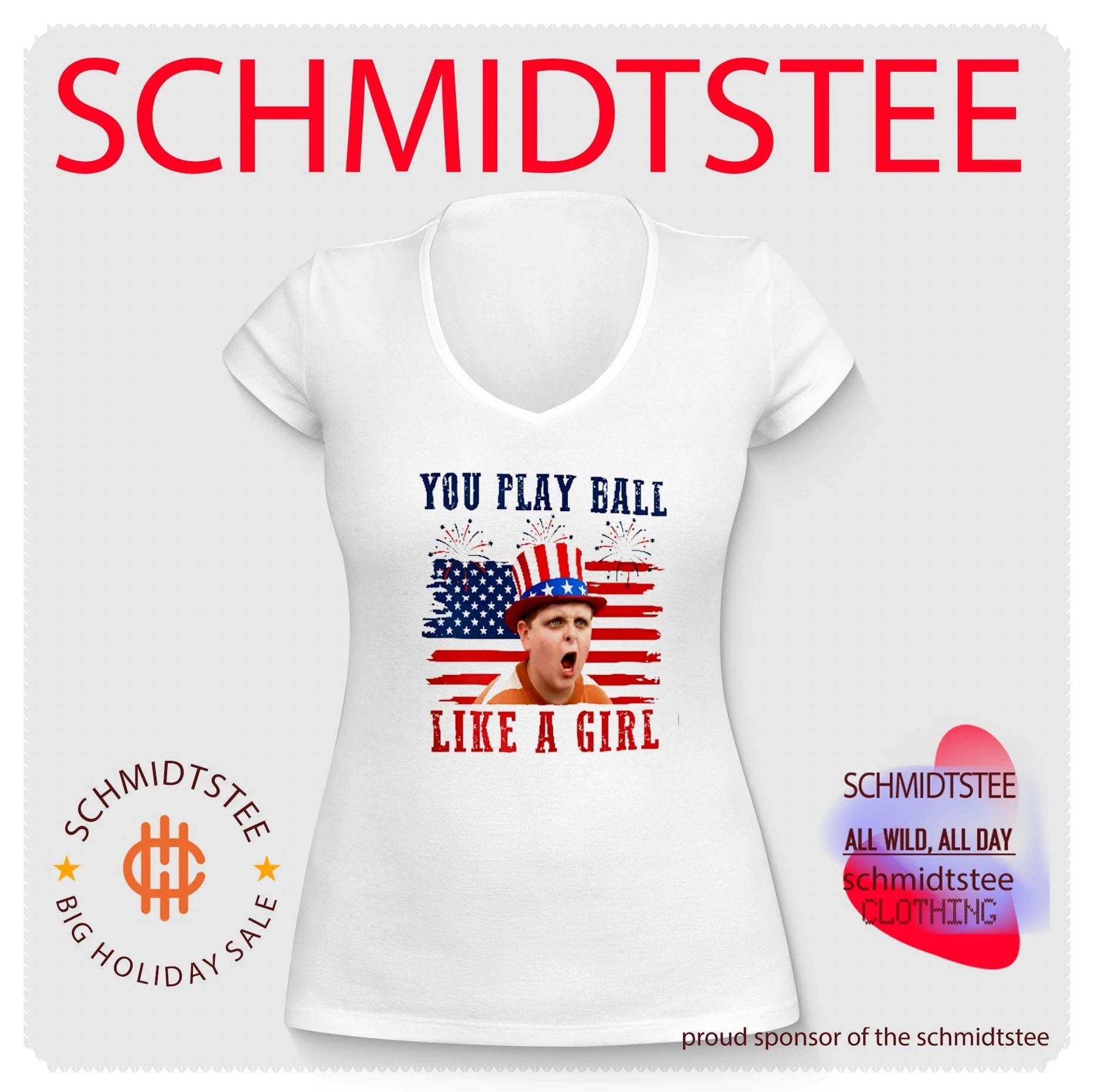 The Sandlot You Play Ball Like A Girl 4th Of July shirt