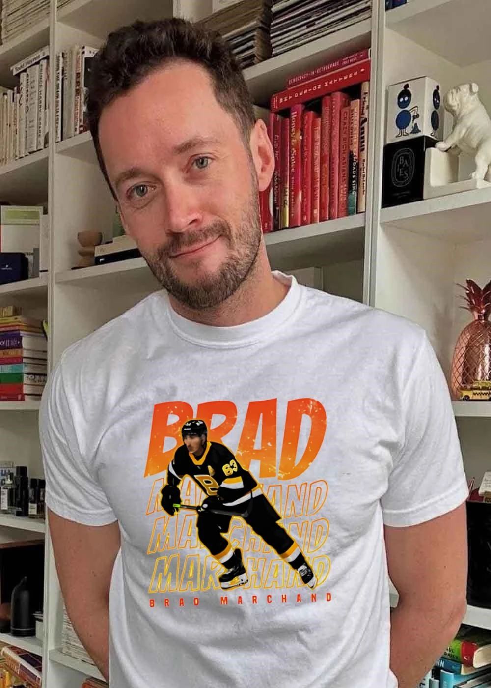 Brad Marchand Skating Boston Bruins Shirt