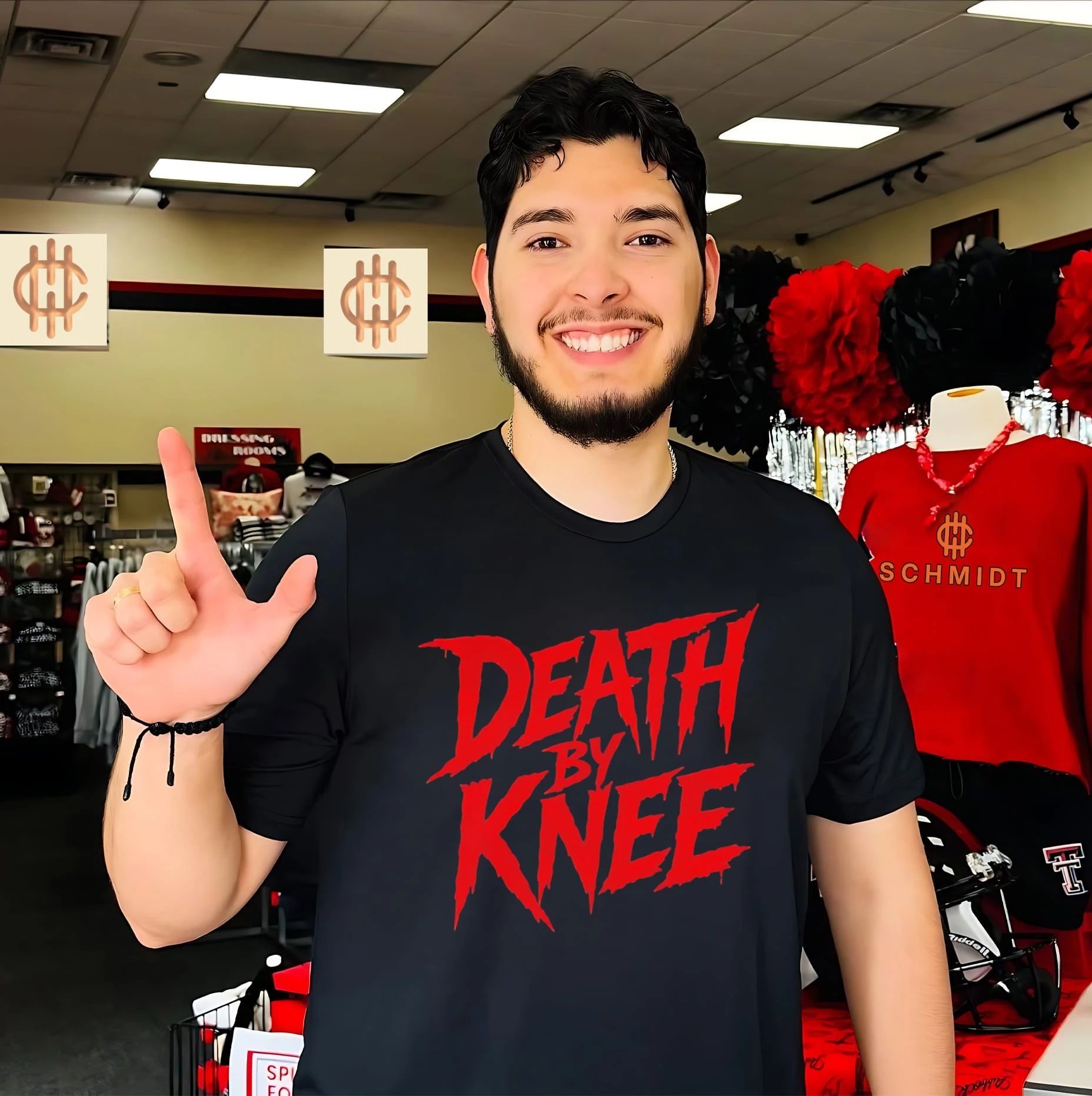 Tony Clash death by knee DBK shirt