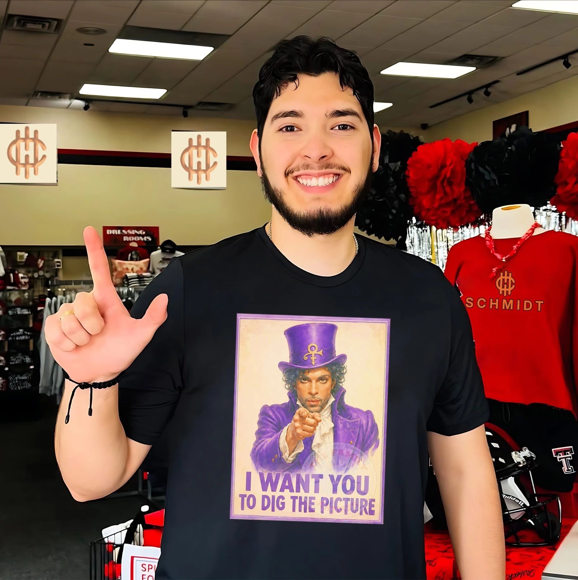 Prince I want you to dig the picture vintage shirt