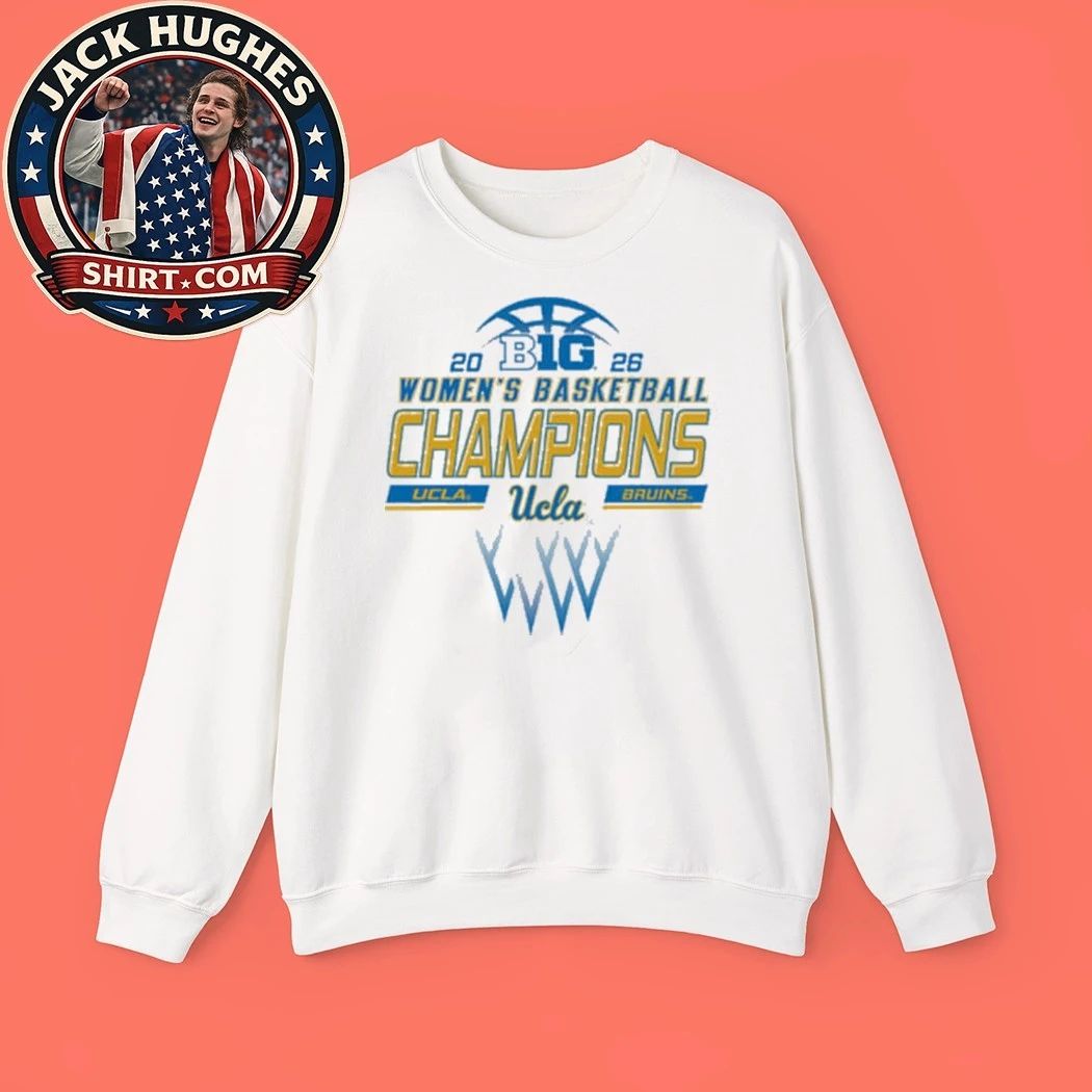 Original UCLA Bruins White 2026 Big Ten Women’s Basketball Regular Season Champions Graphic T-Shirt