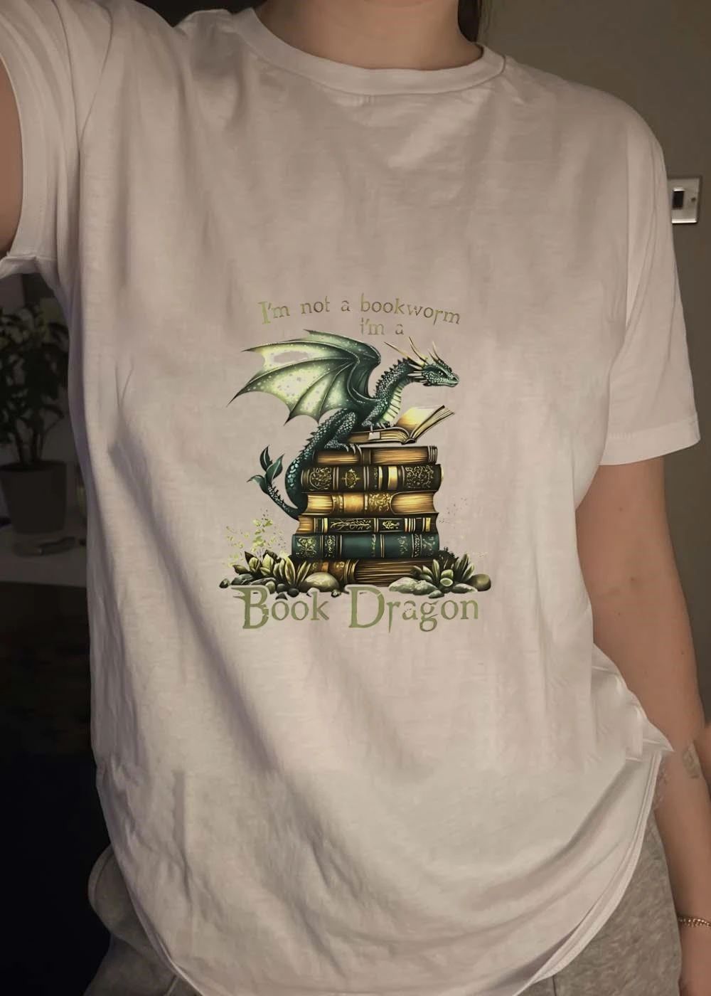 I’m Not a Bookworm I’m a Book Dragon T-Shirt