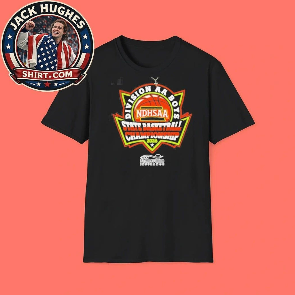 Ndhsaa Division Aa Boys State Basketball Championship 2026 Farmers Union Insurance Shirt