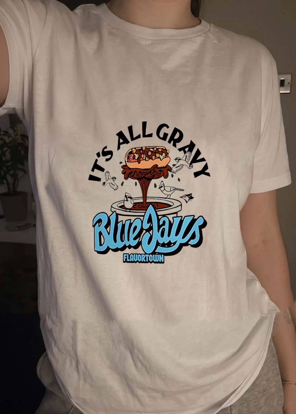 Flavortown It Is All Gravy Blue Jays T-Shirt